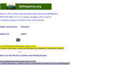 Desktop Screenshot of delinquency.org