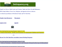 Tablet Screenshot of delinquency.org